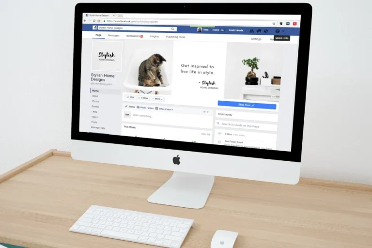 Facebook web design